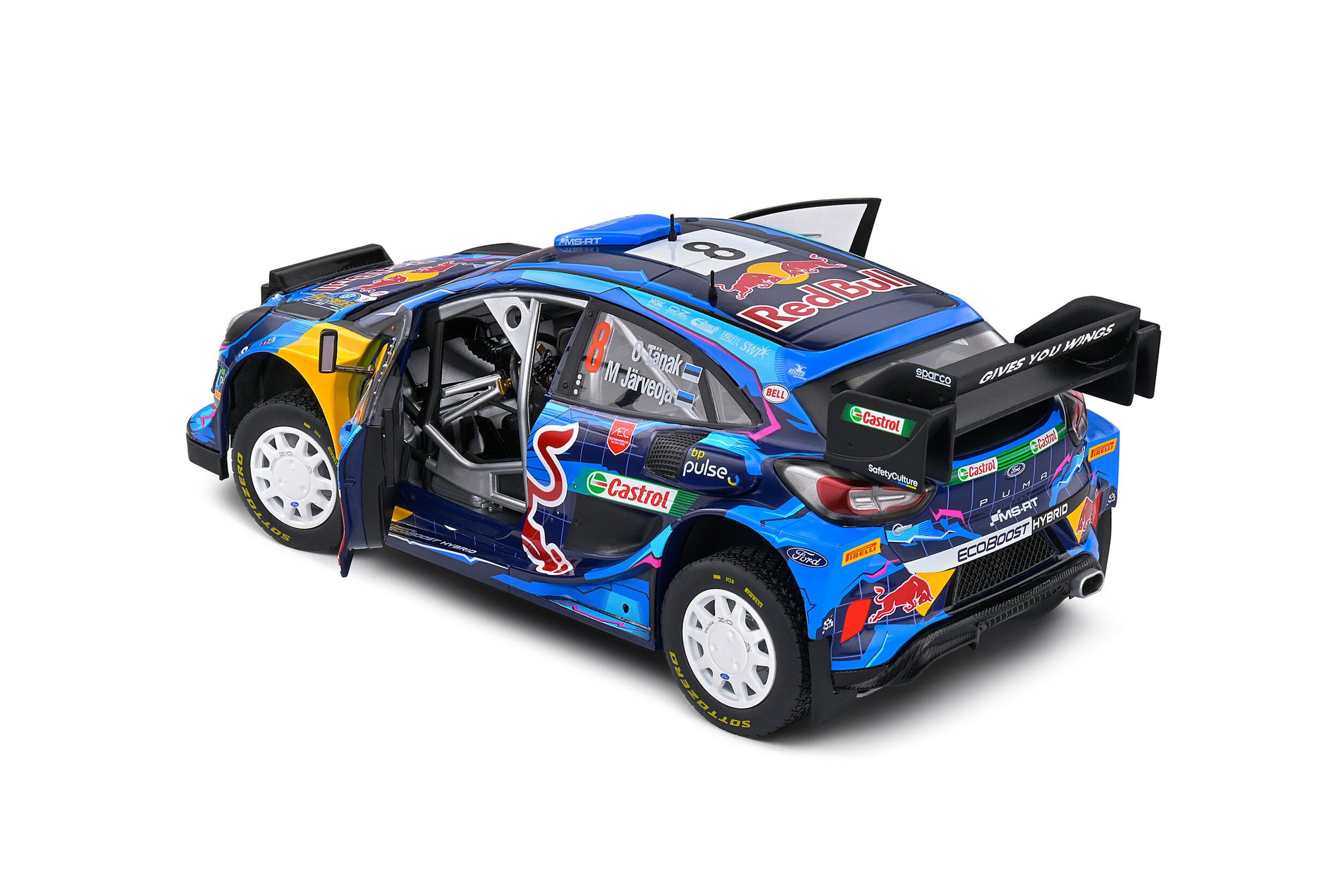 Solido 1:18 Ford Puma Rally1 Hybrid – Rally Suede – 2023 – #8 Tanak