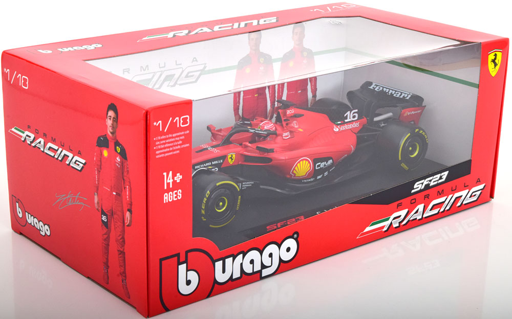 Bburago 1:18 Ferrari SF23 2023 Leclerc
