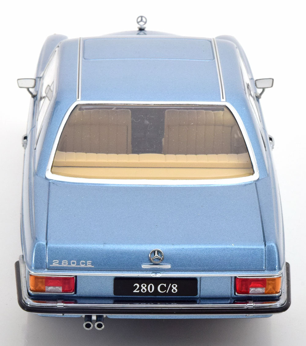 KK-Scale 1:18 Mercedes 280C/8 W114 Coupe 1969 lightblue-metallic
