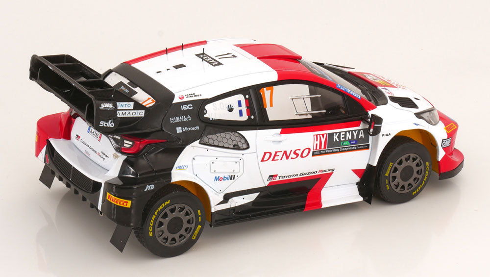 Ixo 1:18 Toyota GR Yaris Rally 1 Hybrid Winner Safari Rally 2023 Ogier/Landais