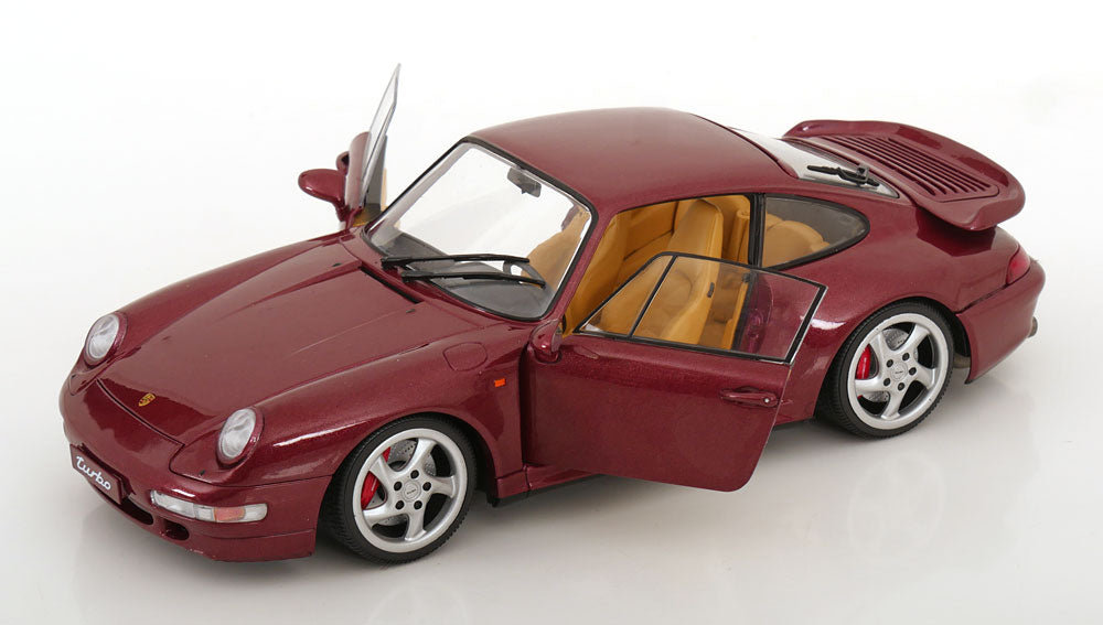 Solido 1:18 Porsche 911 (993) Turbo 1997 darkred-metallic