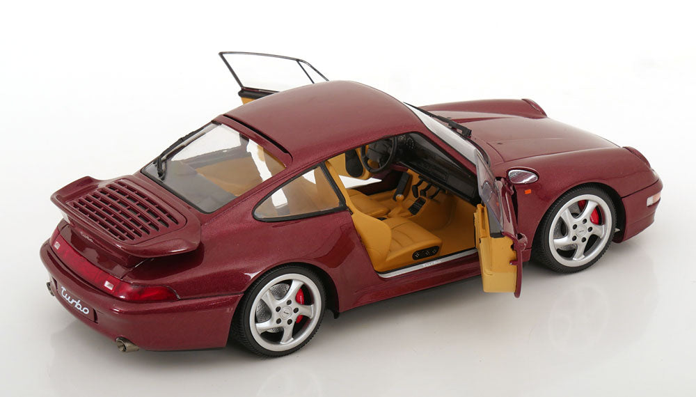 Solido 1:18 Porsche 911 (993) Turbo 1997 darkred-metallic