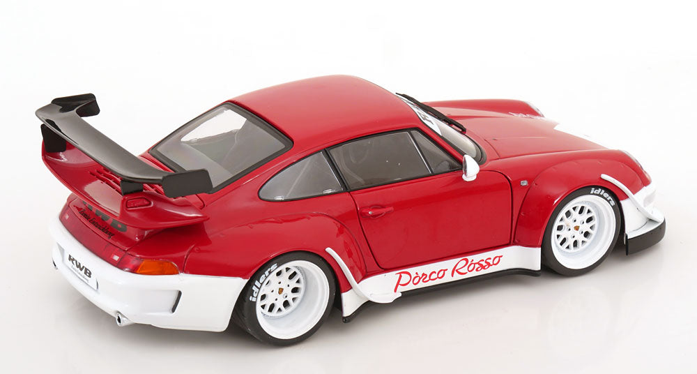 Solido 1:18 Porsche 911 (993) RWB Rauh-Welt Porco Rosso 2020 red white
