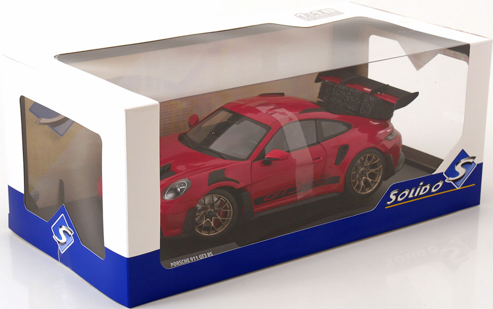 Solido 1:18 Porsche 911 (992) GT3 RS 2024 red black