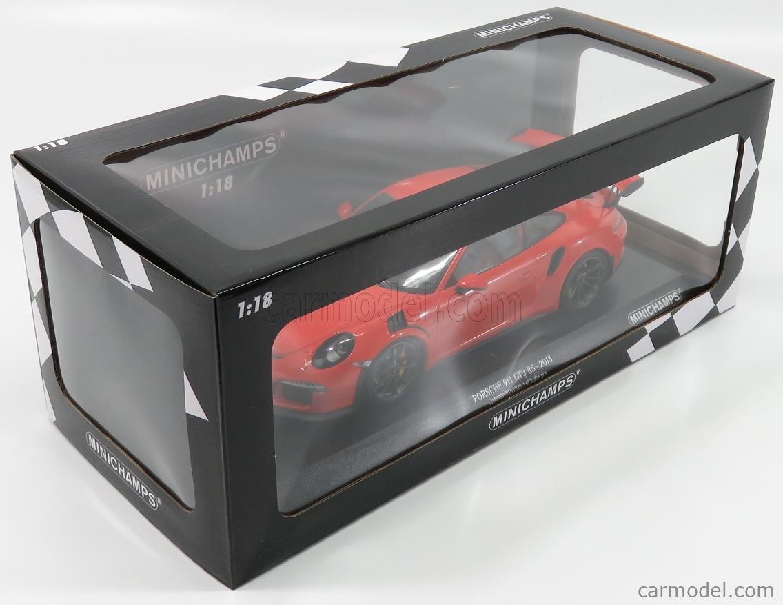 MINICHAMPS 1:18 - PORSCHE - 911 991 GT3 RS COUPE 2015