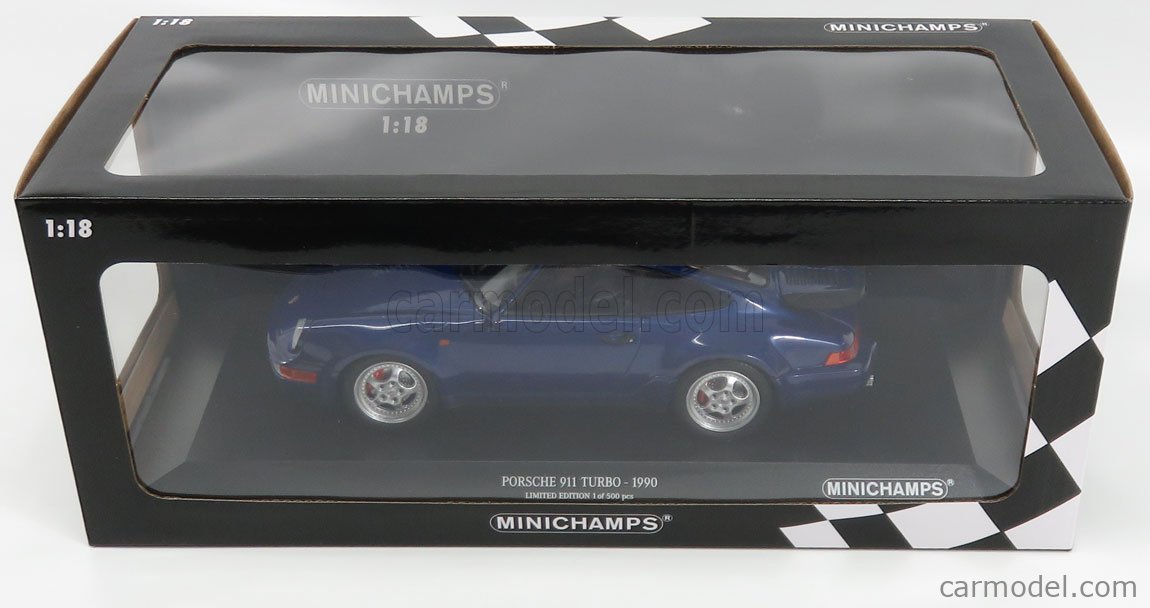 MINICHAMPS 1:18 - PORSCHE - 911 964 TURBO COUPE 1990