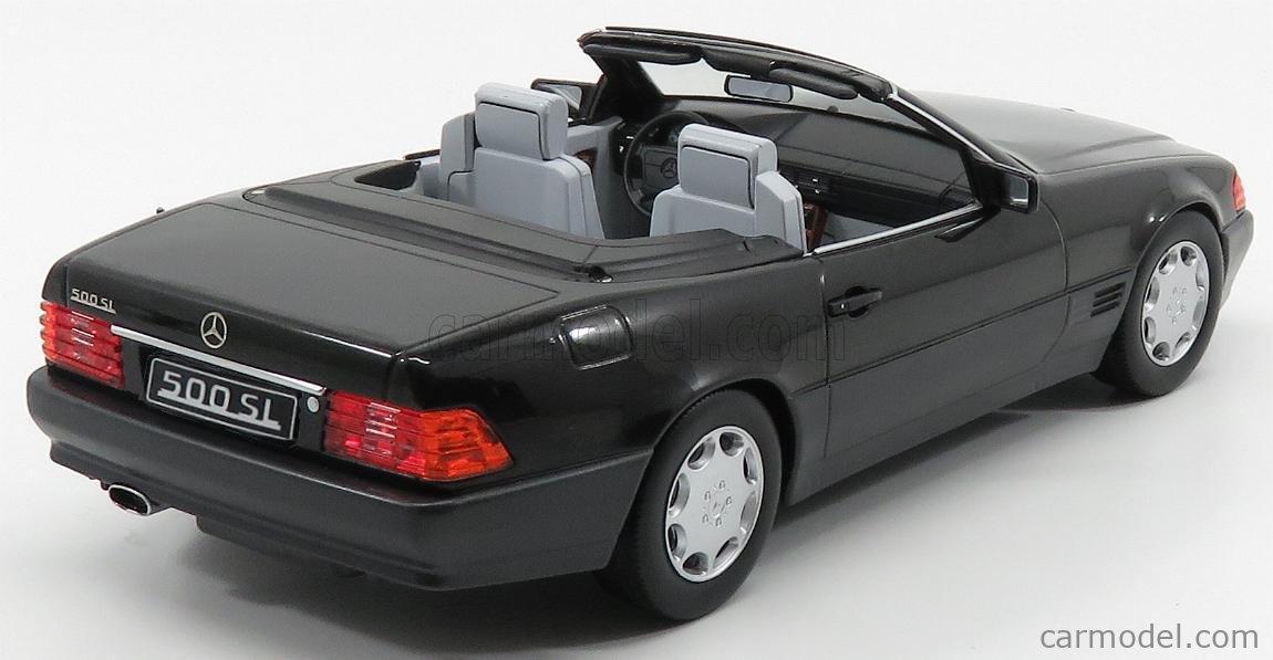 KK-Scale 1:18 Mercedes 500 SL R129 Convertible with Hardtop 1993 Black