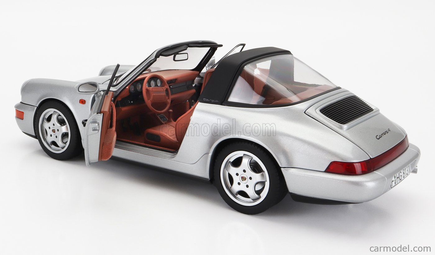 Norev 1:18 Porsche 911 (964) Carrera 4 Targa 1990 silver