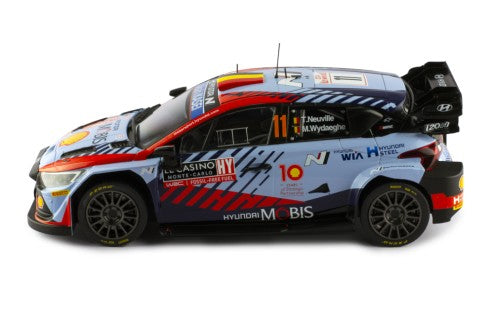 Ixo 1:18 Hyundai i20 N Rally 1 Winner Monte Carlo 2024 Neuville/Wydaeghe