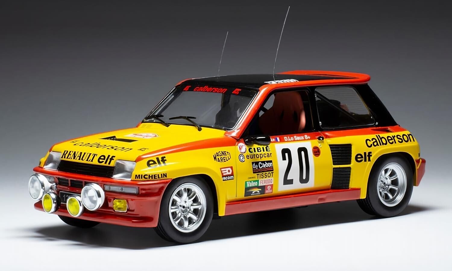 IXO 1:18 Renault 5 Turbo #20 Rally | Bruno Saby