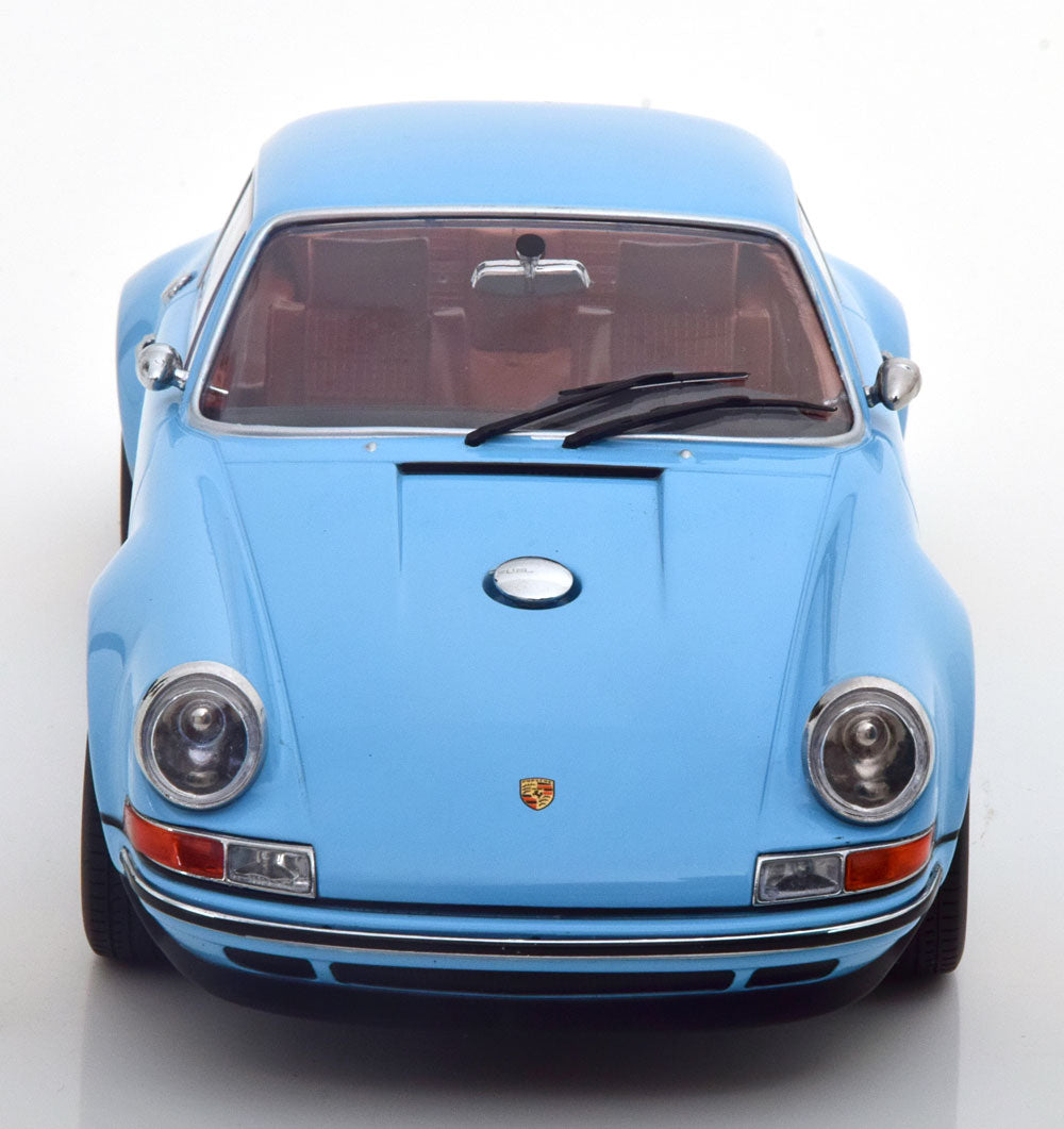 KK-Scale 1:18 Singer 911 Coupe lightblue orange