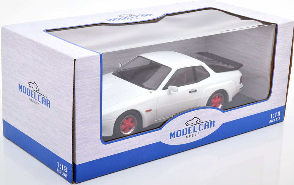 MCG 1:18 Porsche 924 Carrera GT 1981 white red