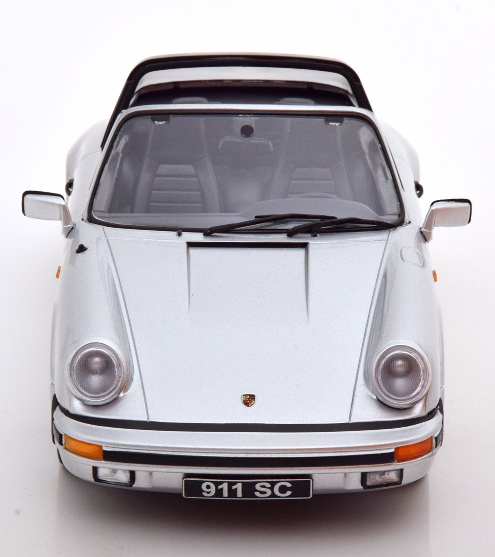 KK-Scale 1:18 Porsche 911 SC Targa with Hardtop 1983 silver