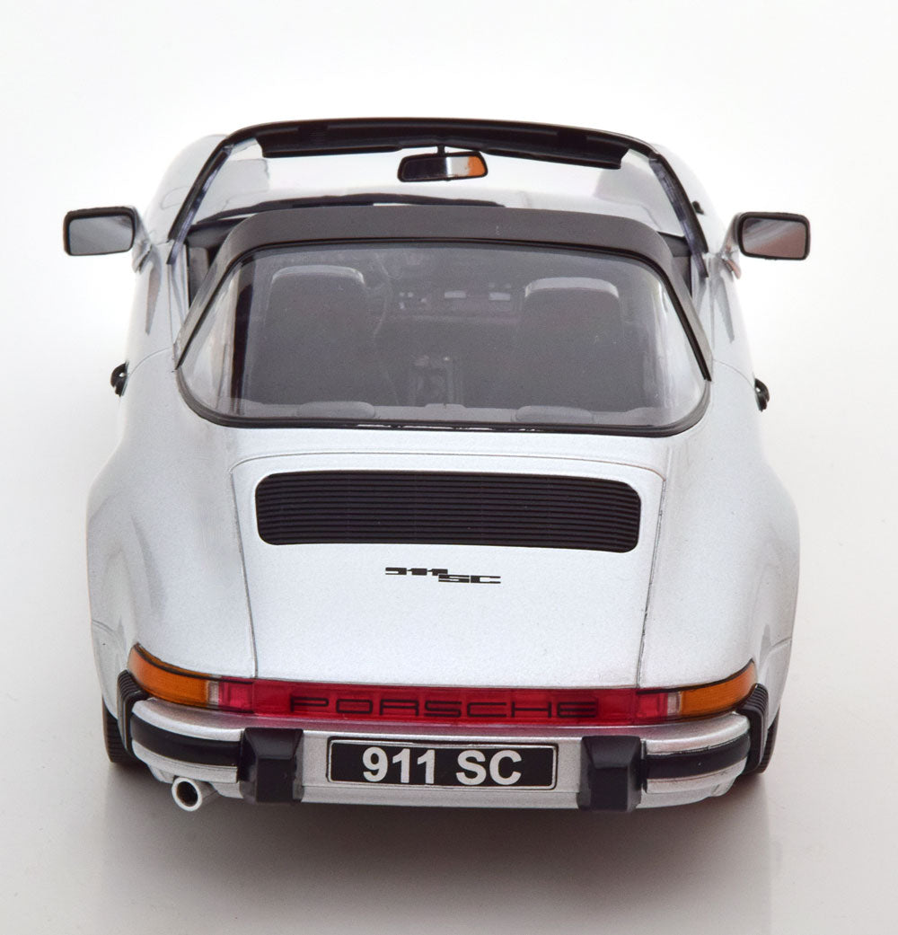 KK-Scale 1:18 Porsche 911 SC Targa with Hardtop 1983 silver