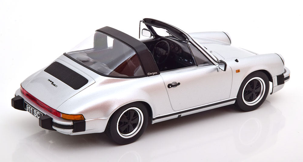 KK-Scale 1:18 Porsche 911 SC Targa with Hardtop 1983 silver