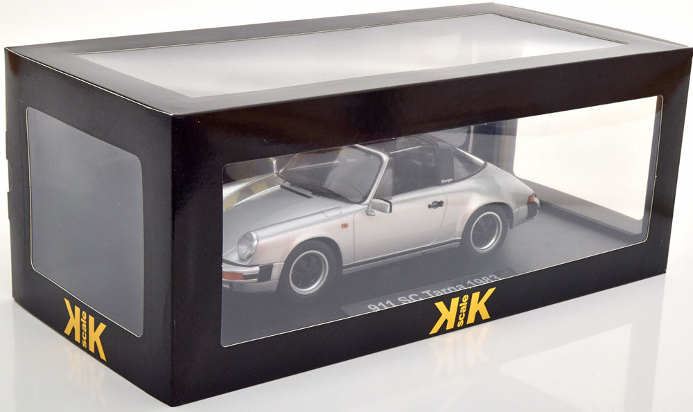 KK-Scale 1:18 Porsche 911 SC Targa with Hardtop 1983 silver