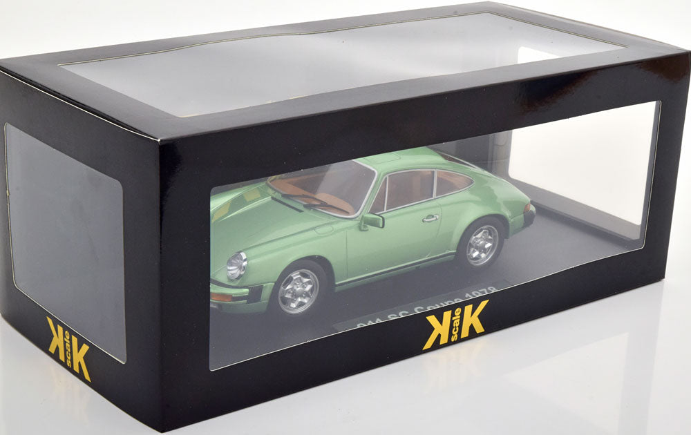 KK-Scale 1:18 Porsche 911 SC Coupe 1978 lightgreen-metallic