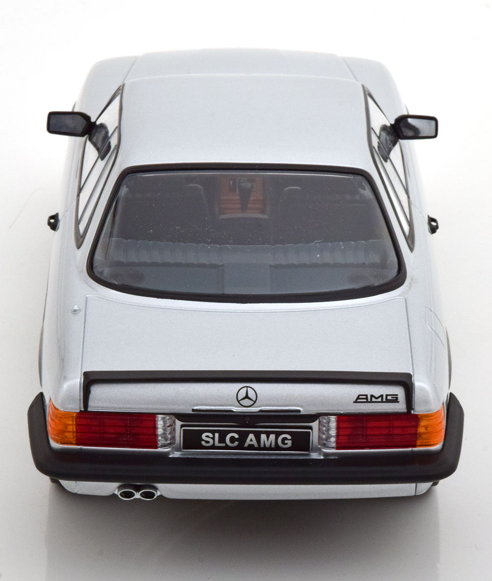 KK-Scale 1:18 Mercedes 500 SLC 6.0 C107 AMG 1985 silver flatblack