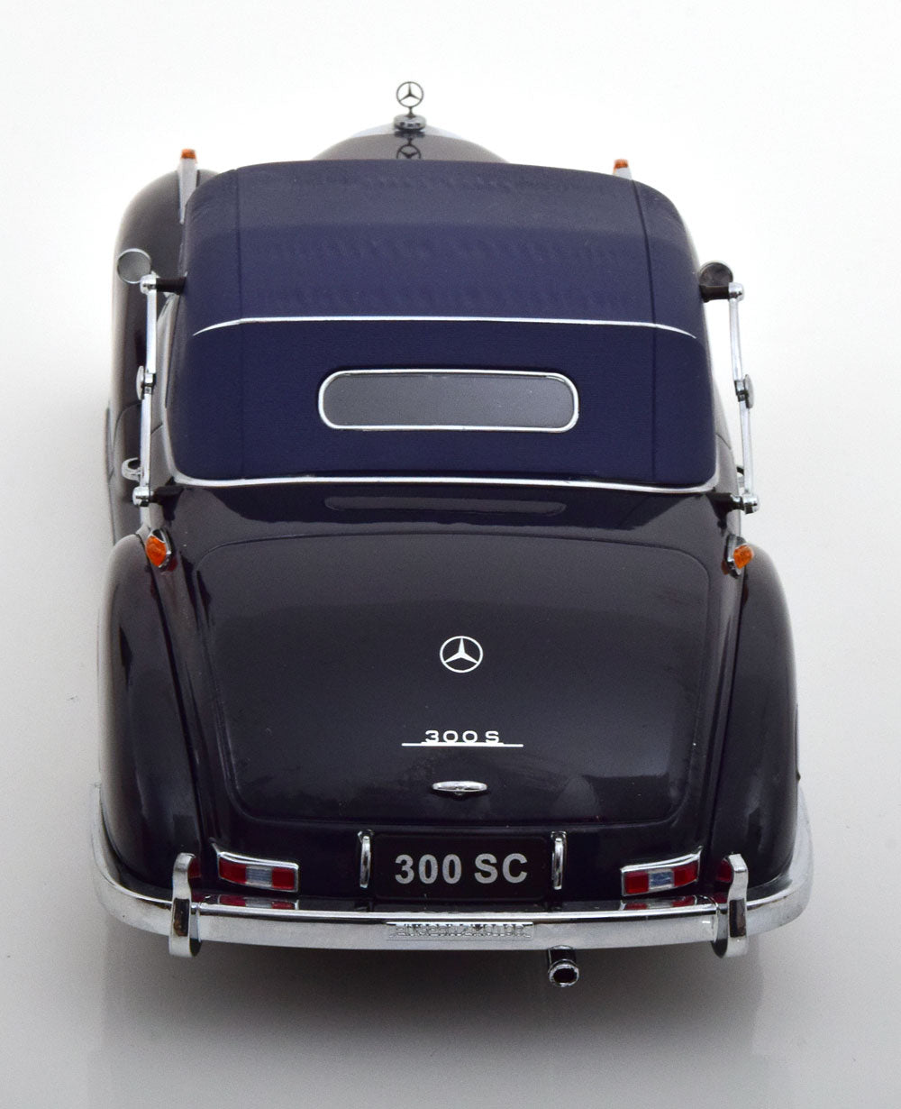 KK-Scale 1:18 Mercedes 300 SC W188 Convertible with Softtop 1957 darkblue