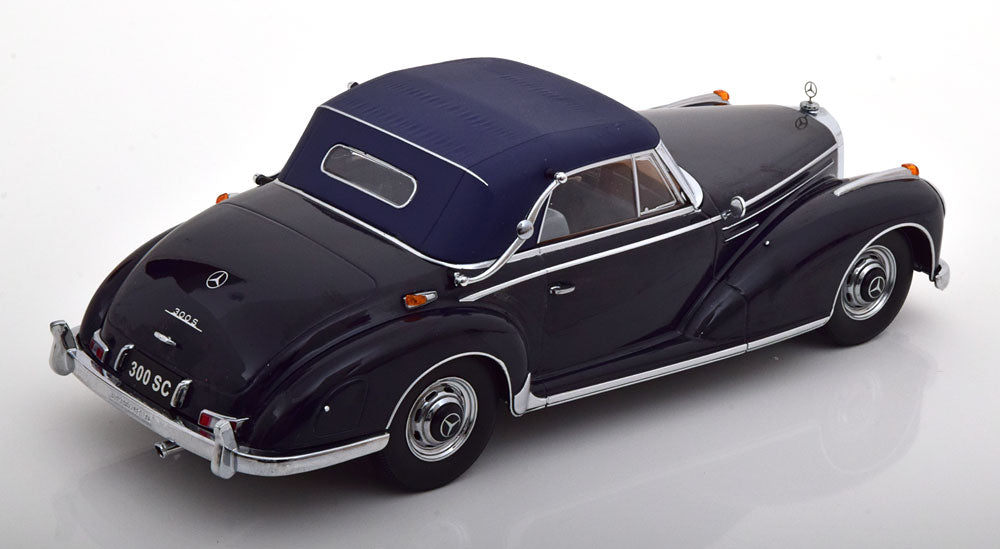 KK-Scale 1:18 Mercedes 300 SC W188 Convertible with Softtop 1957 darkblue