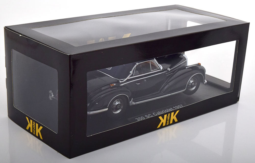 KK-Scale 1:18 Mercedes 300 SC W188 Convertible with Softtop 1957 darkblue