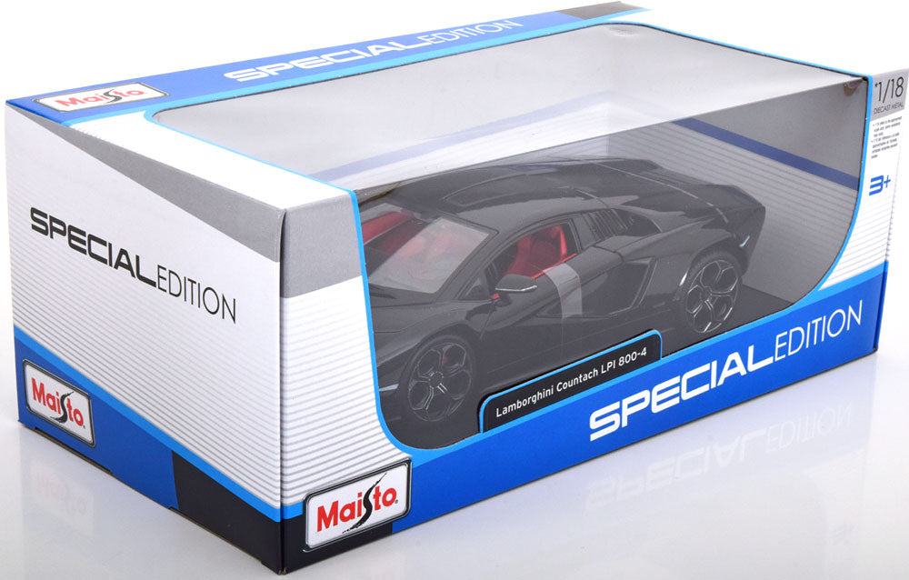 Maisto 1:18 Lamborghini Countach LPI 800-4 2022 blackmetallic