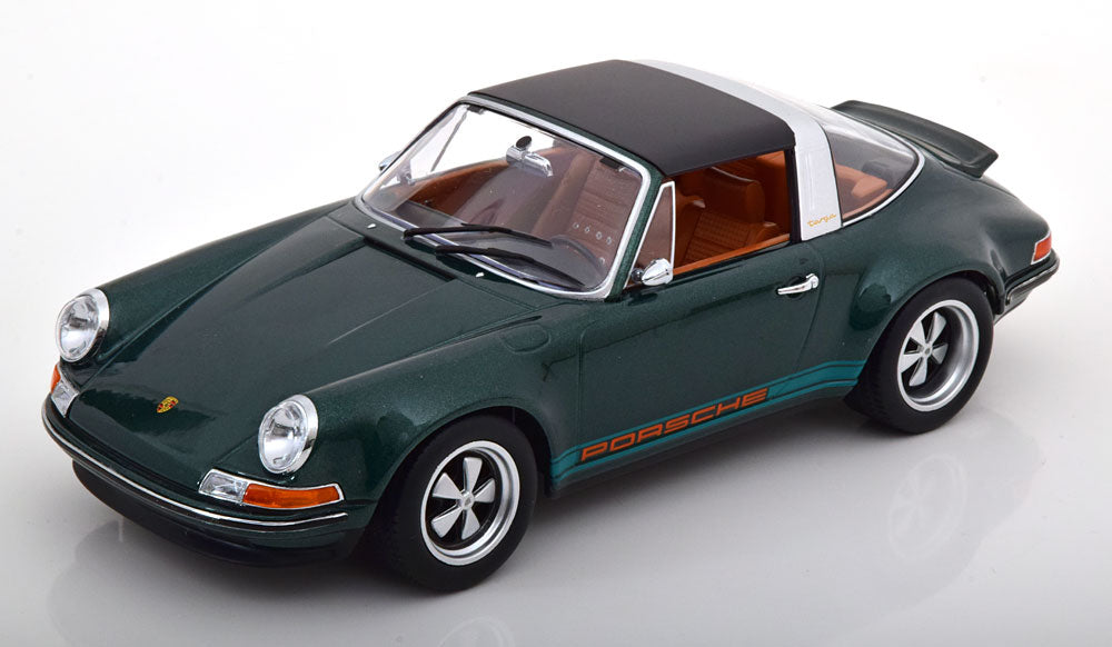 KK-Scale 1:18 Singer 911 Targa darkgreen-metallic