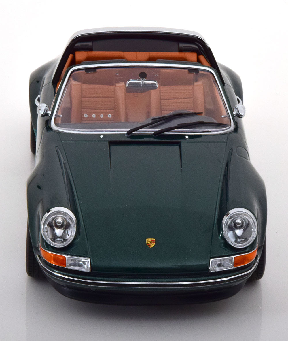KK-Scale 1:18 Singer 911 Targa darkgreen-metallic