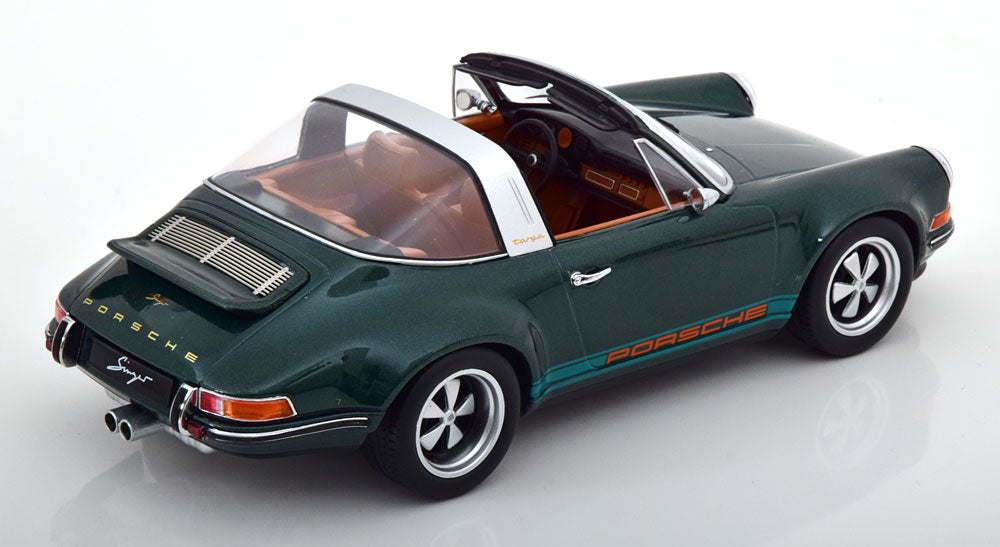 KK-Scale 1:18 Singer 911 Targa darkgreen-metallic