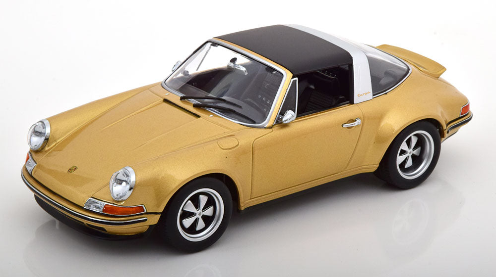 KK-Scale 1:18 Singer 911 Targa lightgold-metallic