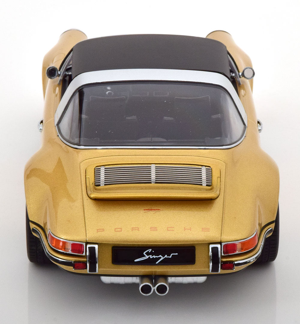 KK-Scale 1:18 Singer 911 Targa lightgold-metallic