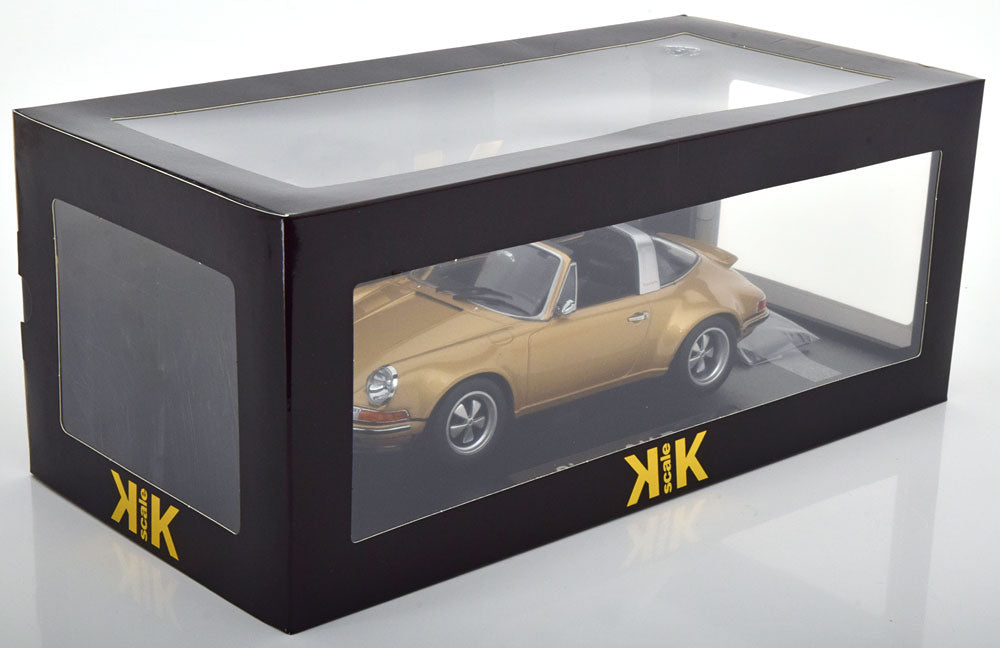 KK-Scale 1:18 Singer 911 Targa lightgold-metallic