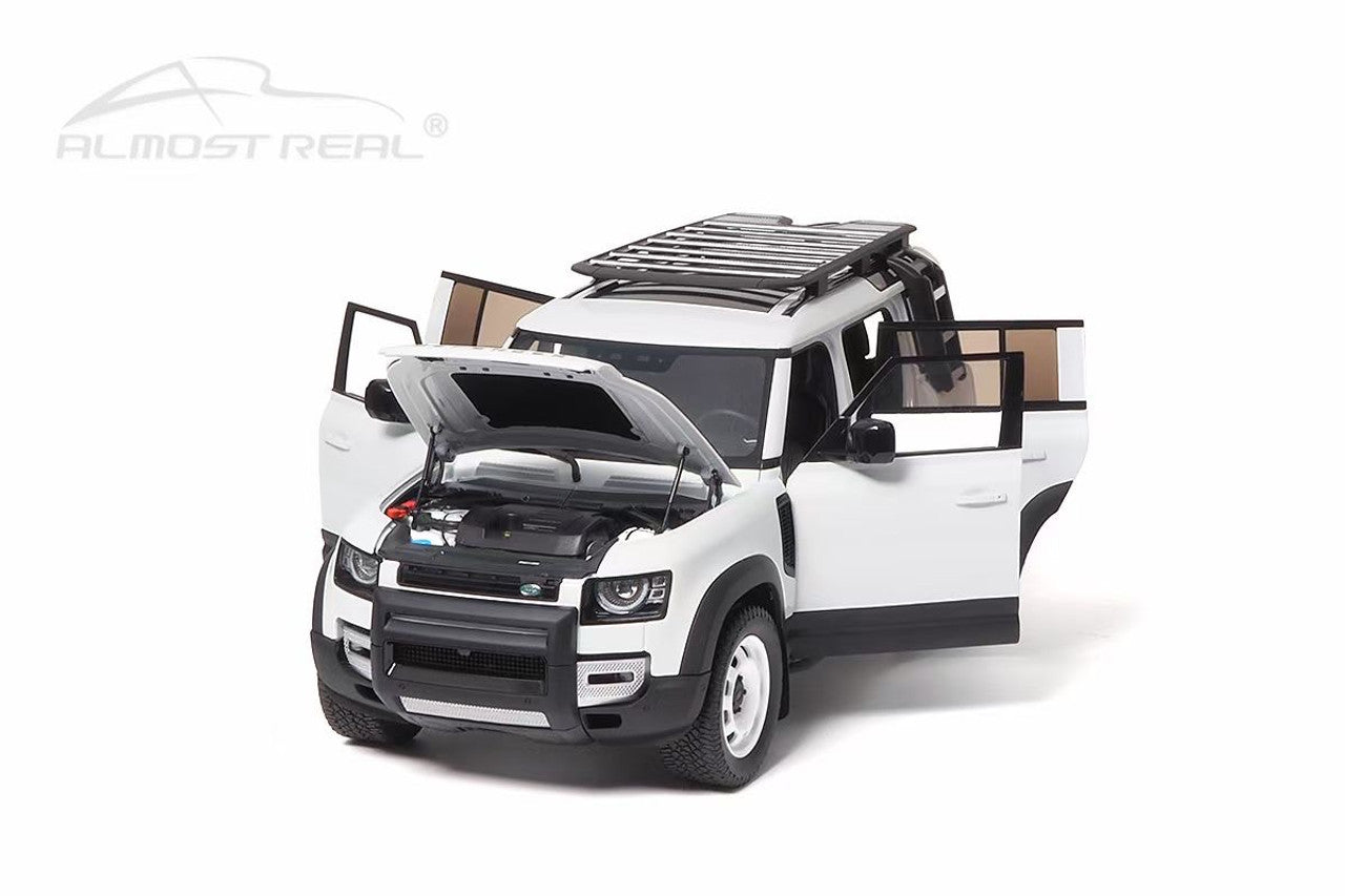 Almost Real 1:18  Land Rover Defender 110 2023 30th Anniversary Fuji White