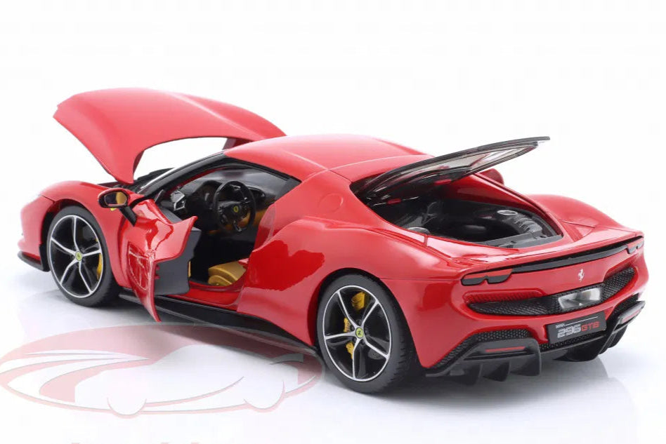 Bburago 1:18 Ferrari 296 GTB Hybrid 830HP V6 year 2021 red