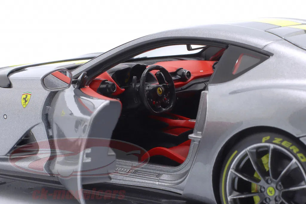 Bburago Signature 1:18 Ferrari 812 Competizione year 2021 grey metallic
