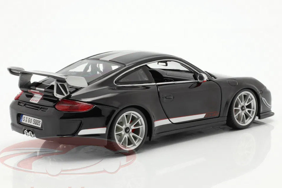 Bburago 1:18 Porsche 911 (997) GT3 RS 4.0 Year 2011 black / silver