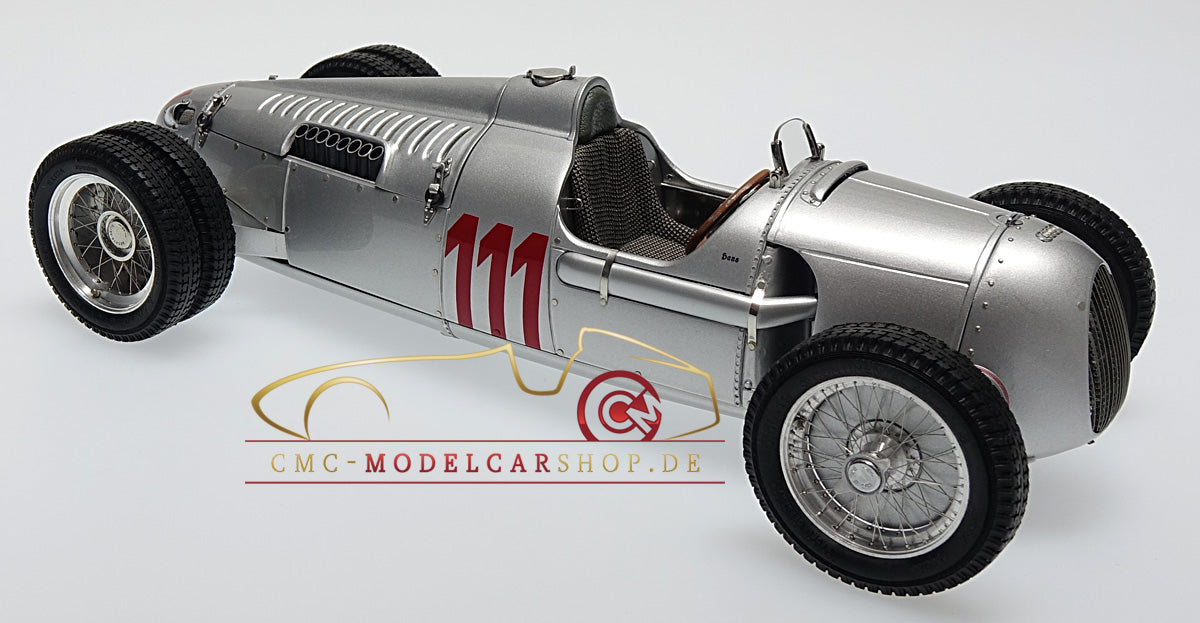 CMC 1:18 Auto Union Typ C Hillclimb version, 1937 Schauinsland GP Germany #111 Hans Stuck
