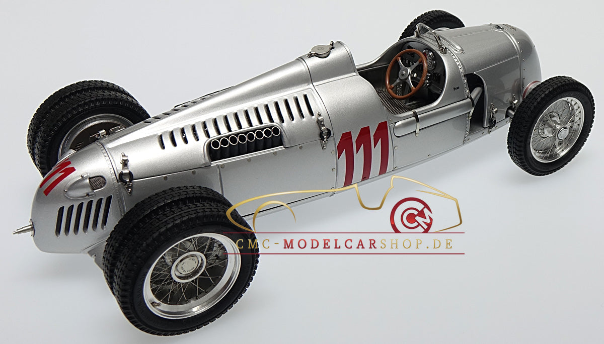 CMC 1:18 Auto Union Typ C Hillclimb version, 1937 Schauinsland GP Germany #111 Hans Stuck