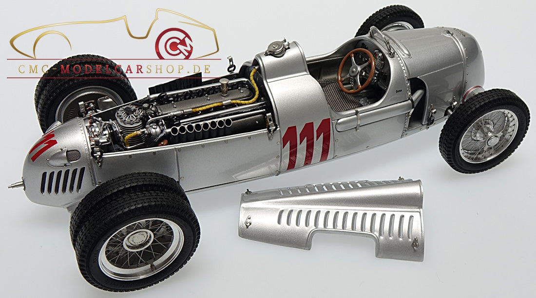 CMC 1:18 Auto Union Typ C Hillclimb version, 1937 Schauinsland GP Germany #111 Hans Stuck