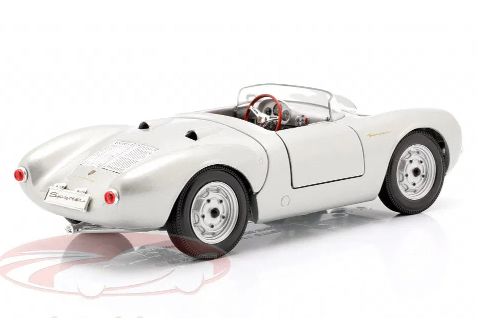 Maisto 1:18 Porsche 550 A Spyder Year 1950 silver