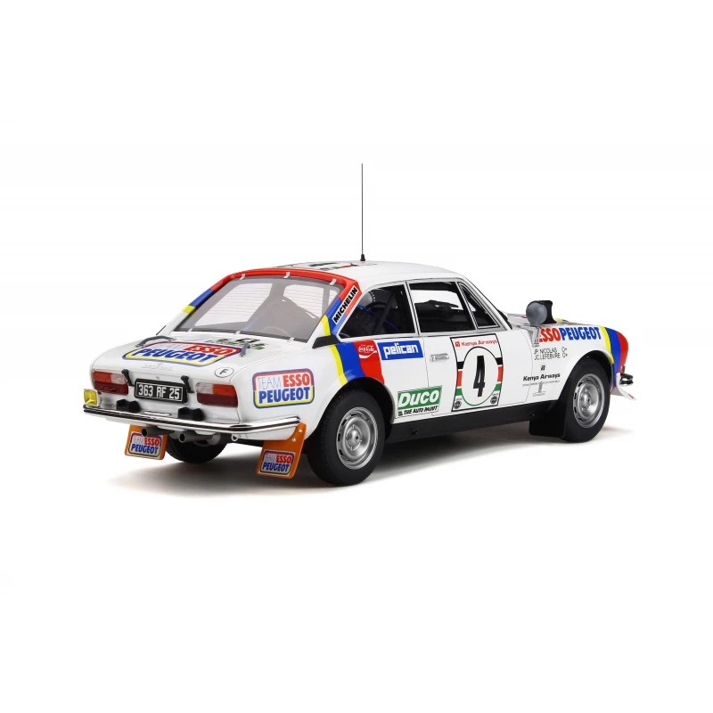 Ottomobile 1:18 Peugeot 504 Coupe V6 Gr.4 Safari Rally 1978