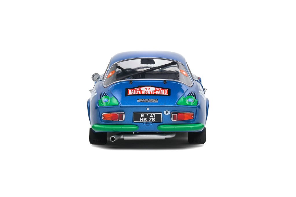 Solido 1:18 Alpine A110 1600S – RALLYE DE MONTECARLO – 1972 – #17 DARNICHE / MAHE