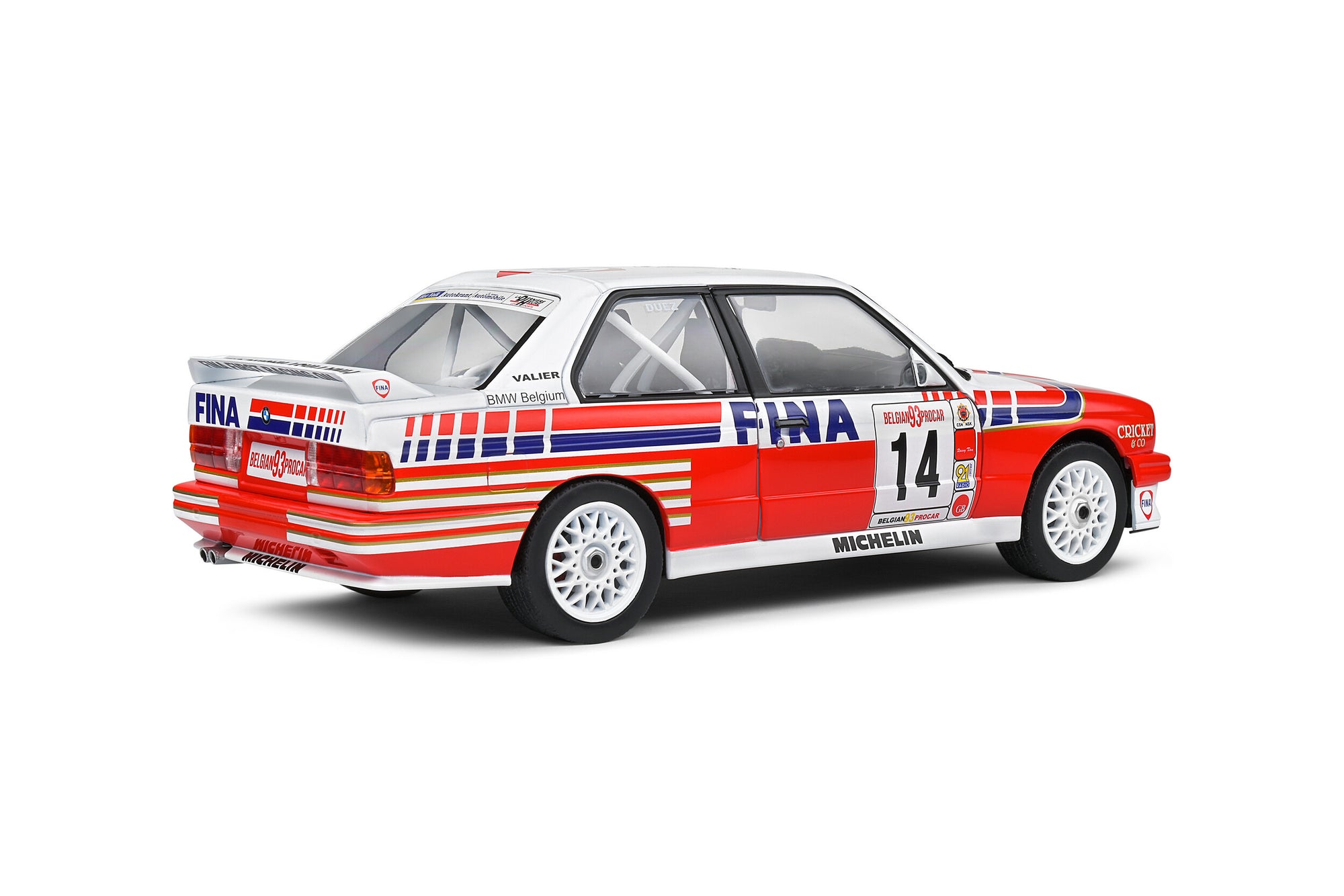 Solido 1:18 BMW E30 M3 – Belgium Procar – 1993 – #14 Duez