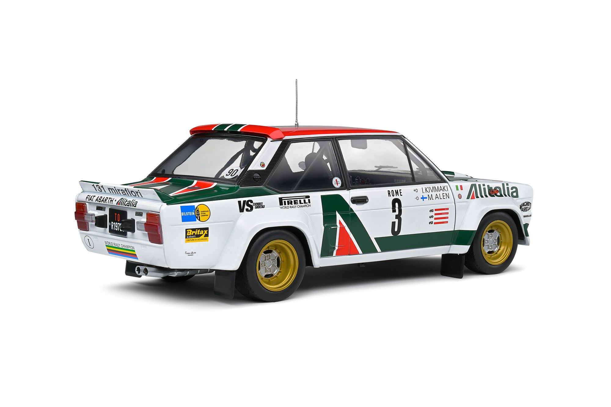 Solido 1:18 Fiat 131 abarth – RALLYE MONTECARLO – 1979 – #3 Alen / Kivimäki