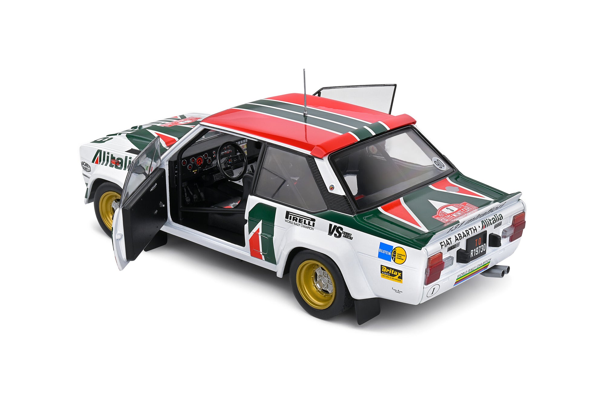Solido 1:18 Fiat 131 abarth – RALLYE MONTECARLO – 1979 – #3 Alen / Kivimäki