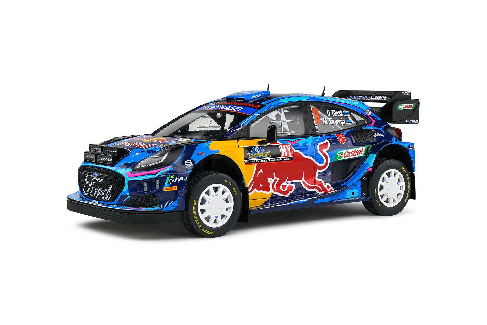 Solido 1:18 Ford Puma Rally1 Hybrid – Rally Suede – 2023 – #8 Tanak