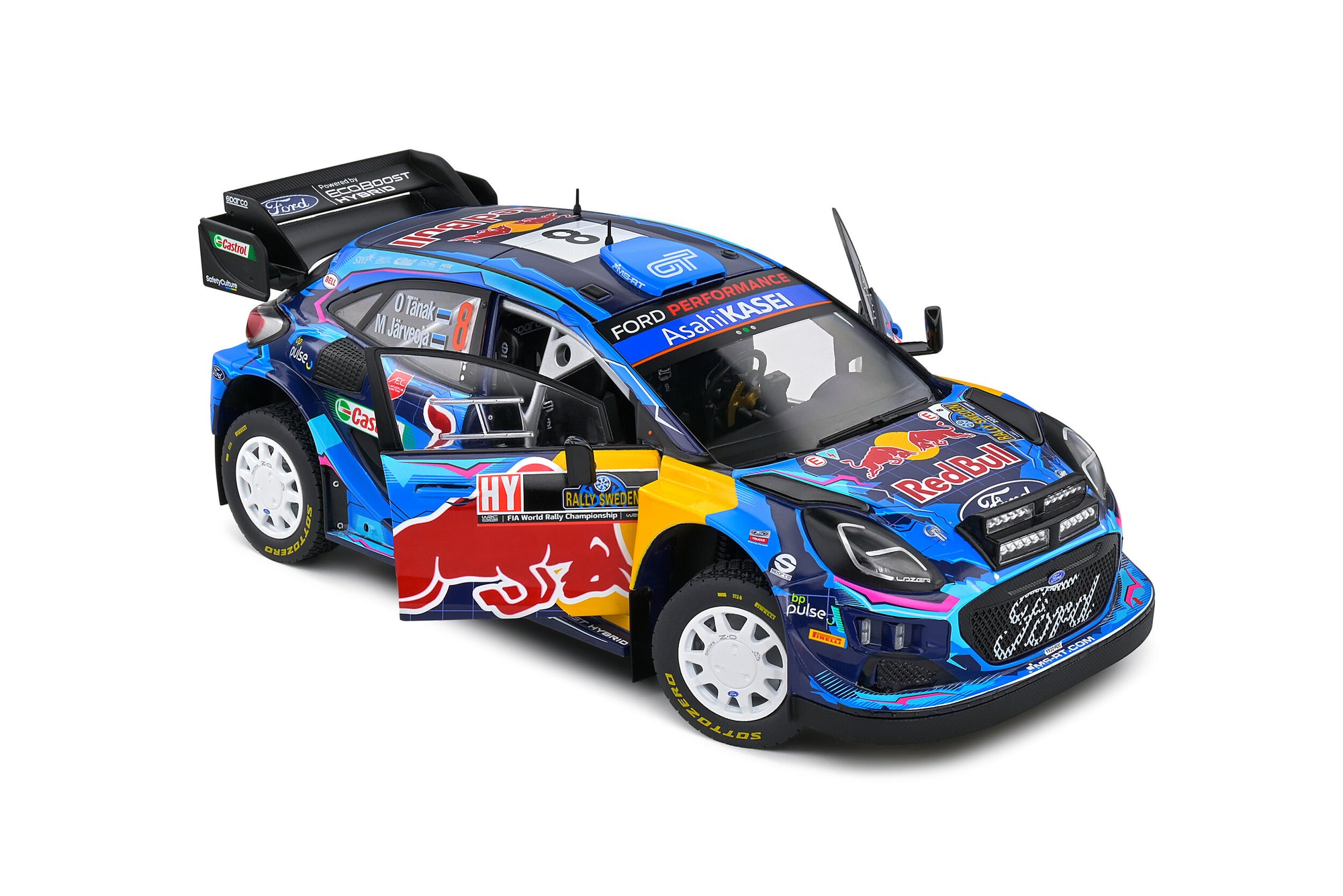 Solido 1:18 Ford Puma Rally1 Hybrid – Rally Suede – 2023 – #8 Tanak