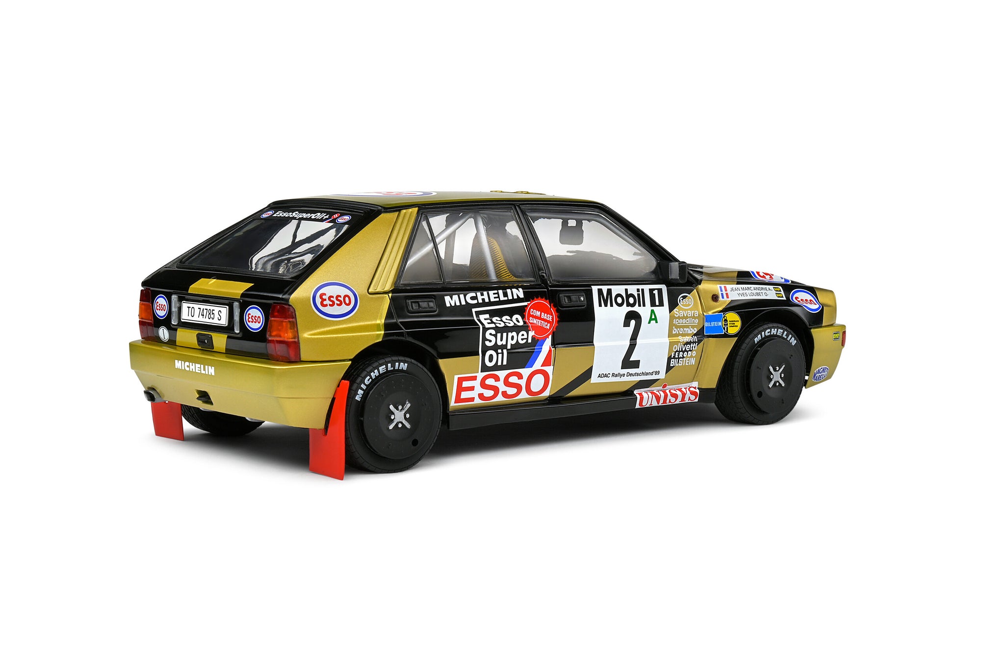 Solido 1:18 Lancia Delta HF Integrale – ADAC Rally Deutschland – 1989 – #2 Y.Loubet / J.M.Andrie