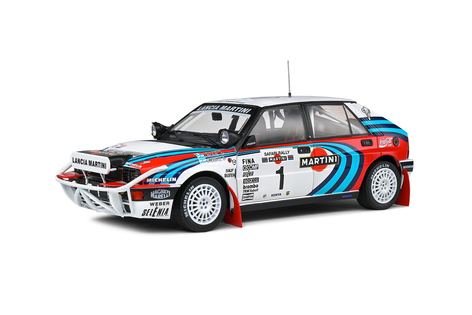 Solido 1:18 Lancia Delta HF Integrale – Safari Rallye Kenya – 1991 – #1 Recalde / Christie