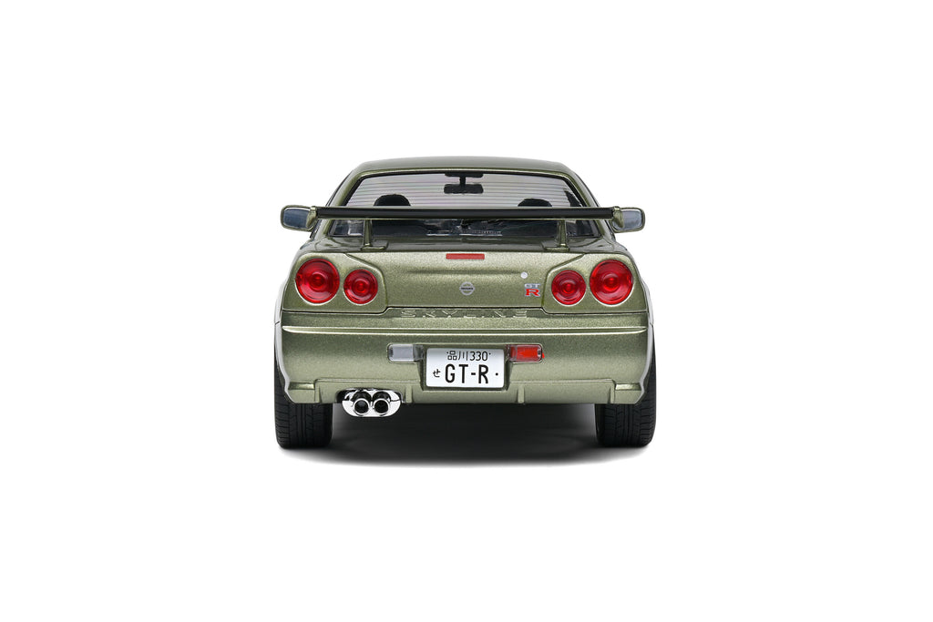 Solido 1:18 Nissan GT-R (R34) – Green Metallic – 1999